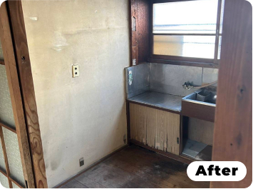 遺品整理実績アフター画像