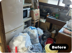 遺品整理実績ビフォー画像